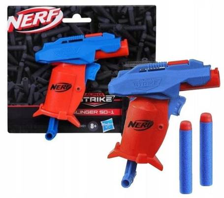 NERF F2491 ALPHA STRIKE SLINGER SD-1 + 2 strzałki F2491