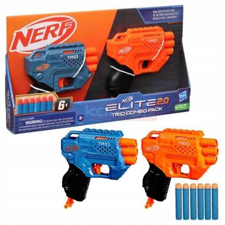 NERF F6786 N-STRIKE ELITE 2.0 Trio Combo Pack + 6 strzałek F6786