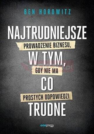 Najtrudniejsze w tym, co trudne