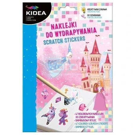 Naklejki do wydrapywania Magiczny Świat KIDEA