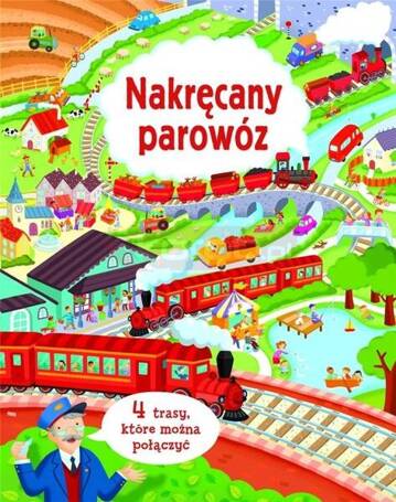 Nakręcany parowóz 4 trasy, które można połączyć