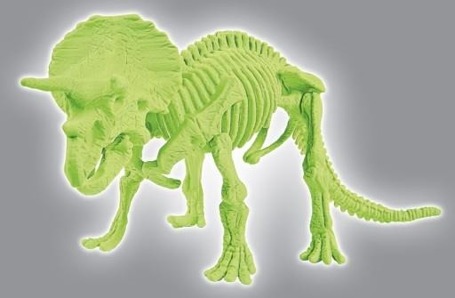 Naukowa zabawa Skamieniałości Triceratops fluorescencyjny 60892