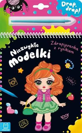 Niezwykłe modelki. Zdrapywanka z rysikiem