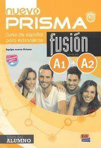 Nuevo Prisma fusion A1+A2 alumno+ CD EDI-NUMEN