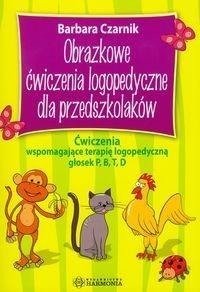 Obrazkowe ćwiczenia logopedyczne... P, B, T, D