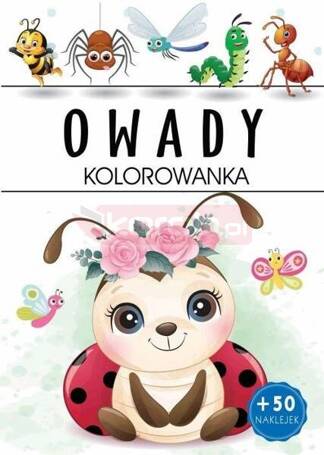 Owady. Kolorowanka