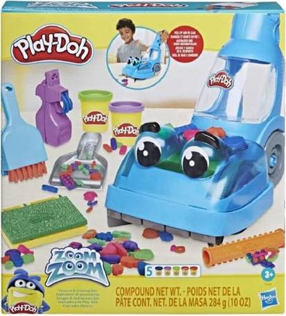 PLAY DOH CIASTOLINA ZESTAW SPRZATAJĄCY ODKURZACZ F3642