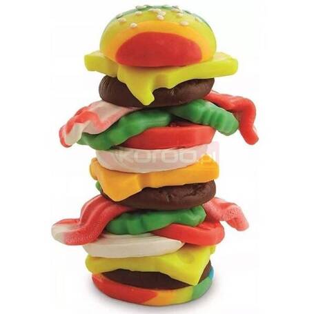 PLAY DOH CLAY CIASTOLINA ZESTAW KUCHENNE KREACJE Burger z frytkami E5472