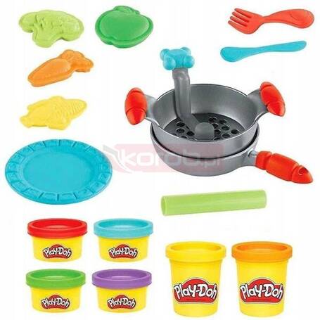 PLAY DOH CLAY CIASTOLINA ZESTAW KUCHENNE KREACJE Makaronowy zawrót głowy E9369