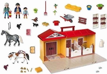 PLAYMOBIL 5348 Przenośna stajnia