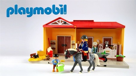 PLAYMOBIL 5348 Przenośna stajnia