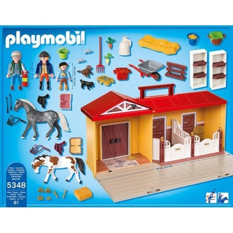 PLAYMOBIL 5348 Przenośna stajnia