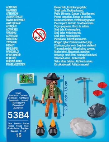 PLAYMOBIL 5384 Poszukiwacz minerałów