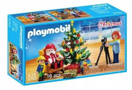 PLAYMOBIL 5753 ZDJĘCIE ZE ŚWIĘTYM MIKOŁAJEM zestaw dla dzieci +4 lata