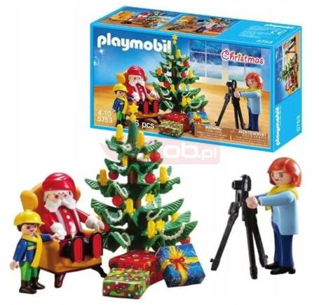 PLAYMOBIL 5753 ZDJĘCIE ZE ŚWIĘTYM MIKOŁAJEM zestaw dla dzieci +4 lata