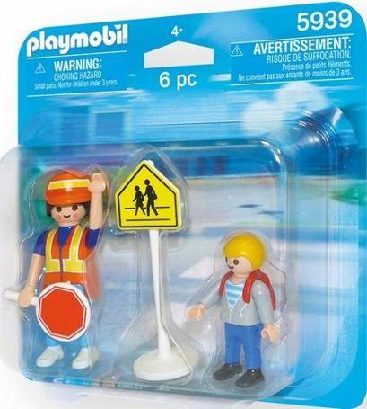 PLAYMOBIL 5939 DUOPACK OPIEKUN DZIECI PRZY PRZEJŚC