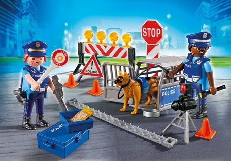 PLAYMOBIL 6924 Blokada policyjna