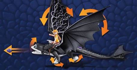 PLAYMOBIL 71081 DRAGONS DZIEWIĘĆ ŚWIATÓW THUNDER