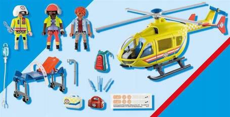 PLAYMOBIL 71203 HELIKOPTER RATUNKOWY