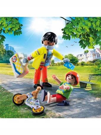 PLAYMOBIL 71245 SANITARIUSZ Z PACJENTEM