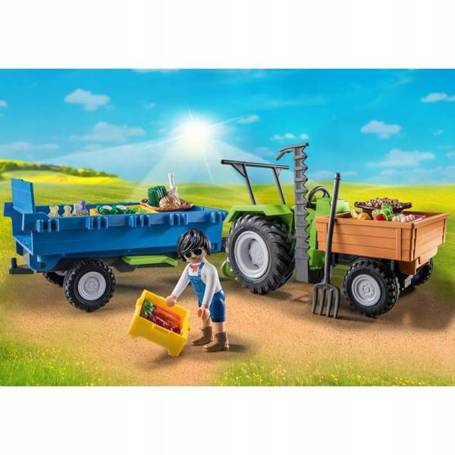 PLAYMOBIL 71249 TRAKTOR Z PRZYCZEPĄ