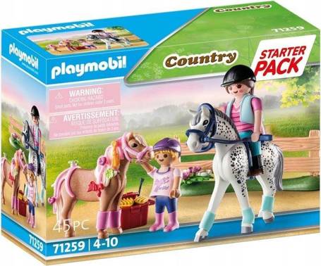 PLAYMOBIL 71259 STARTER PACK PIELĘGNACJA KONI