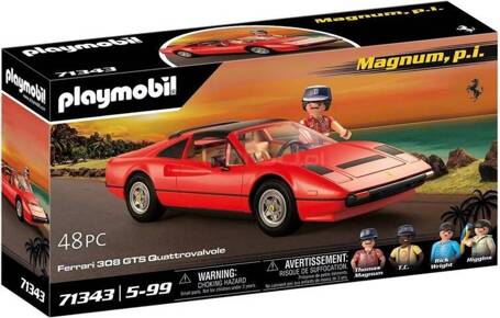 PLAYMOBIL 71343 MAGNUM P.I. FERRARI 308 GTS QUATTROVALV