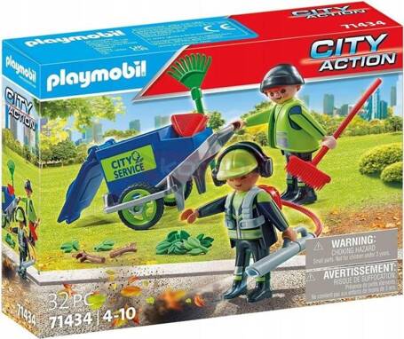 PLAYMOBIL 71434 ZESPÓŁ SPRZĄTAJĄCY MIASTO