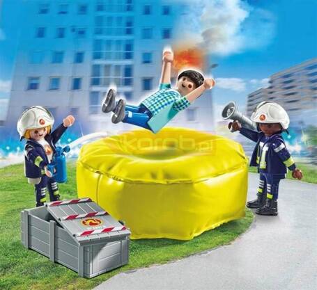 PLAYMOBIL 71465 STRAŻACY Z PODUSZKĄ POWIETRZNĄ