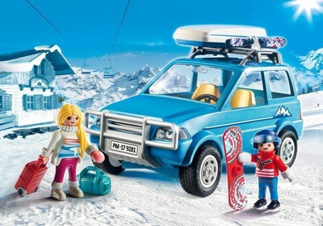 PLAYMOBIL 9281 Auto z boxem dachowym