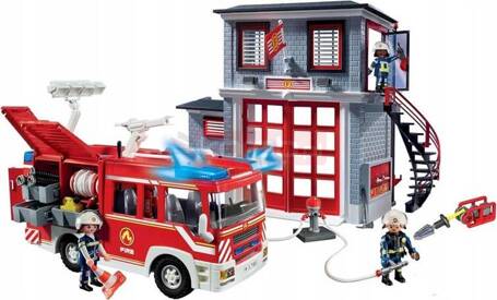 PLAYMOBIL ACTION HEROES 71603 ZESTAW STRAŻ POŻARNA ze światłem i dźwiękiem