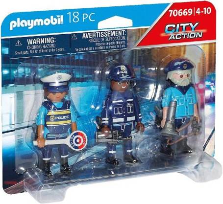 PLAYMOBIL City Action 70669 Zestaw figurek policjanci