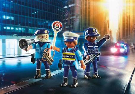 PLAYMOBIL City Action 70669 Zestaw figurek policjanci