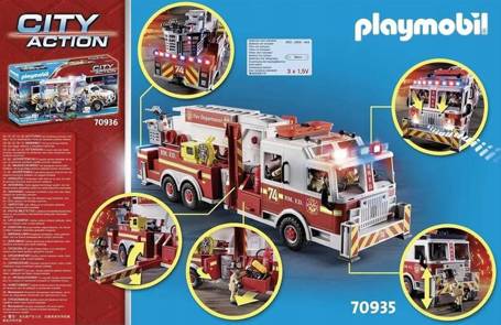 PLAYMOBIL City Action 70935 Wóz strażacki US Tower Ladder