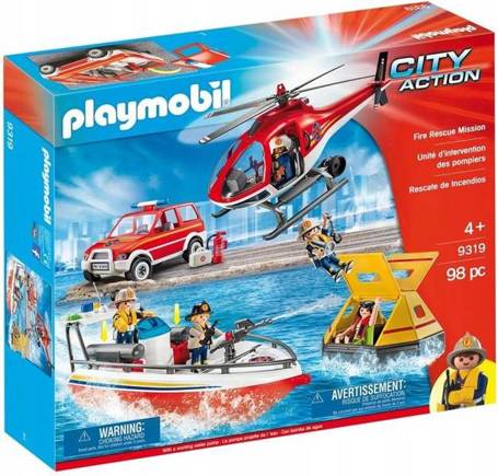 PLAYMOBIL City Action 9319 Misja ratownicza straży pożarnej