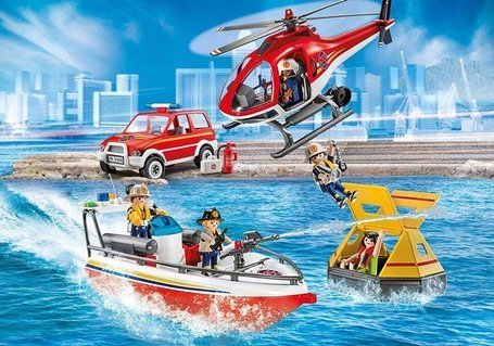 PLAYMOBIL City Action 9319 Misja ratownicza straży pożarnej