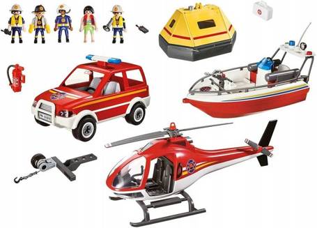 PLAYMOBIL City Action 9319 Misja ratownicza straży pożarnej