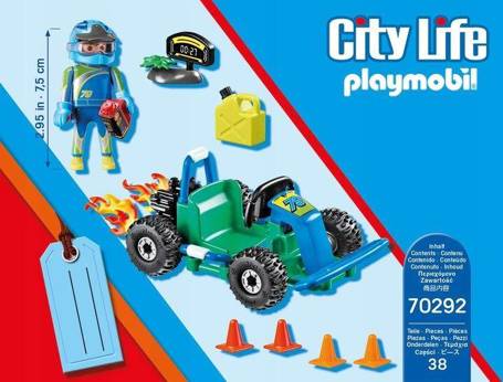 PLAYMOBIL City Life 70292 Zestaw upominkowy Wyścigi gokartowe