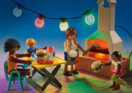 PLAYMOBIL City Life 70987 Przyjęcie przy basenie ze zjeżdżalnią