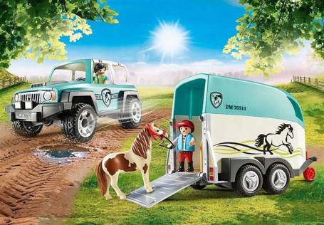 PLAYMOBIL Country 70511 Samochód z przyczepą dla koni