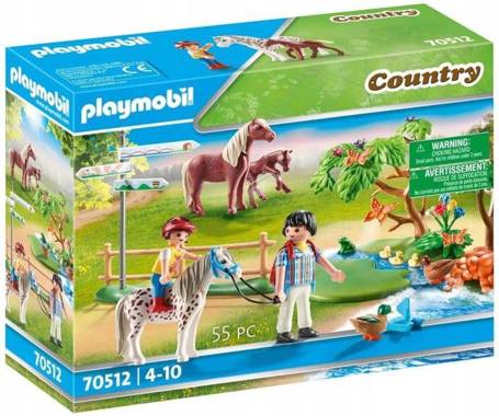 PLAYMOBIL Country 70512 Wycieczka z kucykiem