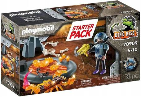 PLAYMOBIL Dino Rise 70909 Walka z ognistym skorpionem