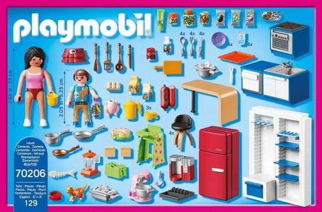 PLAYMOBIL Dollhouse 70206 Rodzinna kuchnia