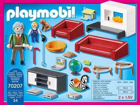 PLAYMOBIL Dollhouse 70207 Przytulny salon