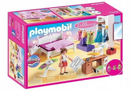 PLAYMOBIL Dollhouse 70208 Sypialnia z kącikiem