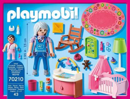 PLAYMOBIL Dollhouse 70210 Pokoik dziecięcy