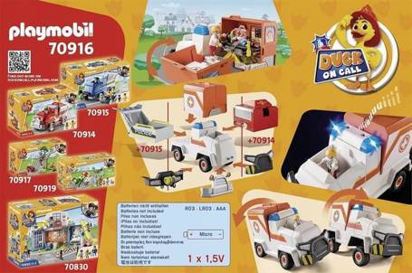 PLAYMOBIL Duck On Call 70916 Ambulans pogotowia ratunkowego