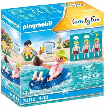 PLAYMOBIL Family Fun 70112 Chłopiec z oponą