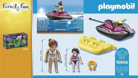 PLAYMOBIL Family Fun 70906 Skuter wodny z bananów