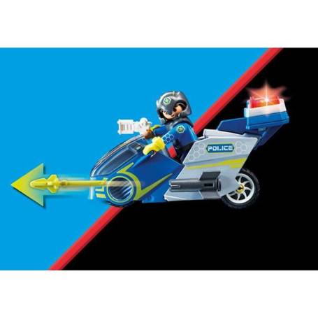 PLAYMOBIL Galaxy Police 70020 Motor policyjny